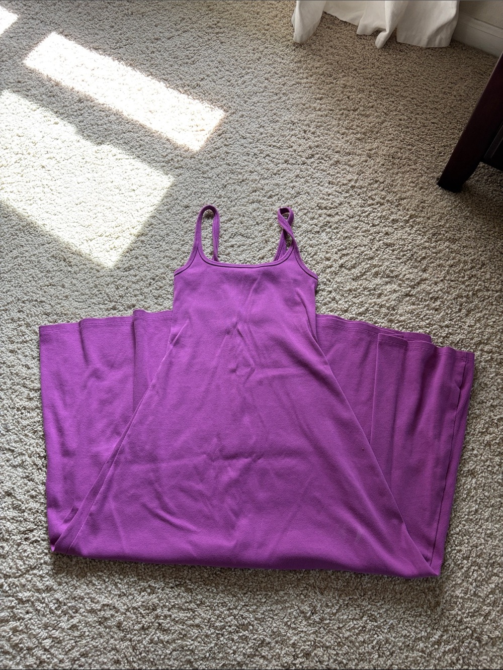 GAP Purple Sleeveless Maxi Dress